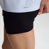 ISETTA BONDED MAN T-SHIRT AEGEAN BLUE SİDE CLOSE UP