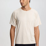 ISETTA BONDED MAN T-SHIRT OSLO BEIGE FRONT