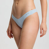 ISETTA BONDED COMFORT V-THONG LIGHT BLUE CLOSE UP