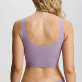 ISETTA BONDED PERFORMANCE BRA PURPLE BACK