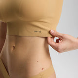 ISETTA BONDED PERFORMANCE BRA TAN SİDE CLOSE UP