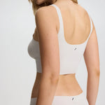 ISETTA BONDED DAILY BRA WHITE STONE SİDE BACK