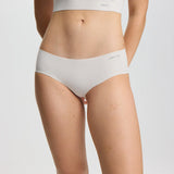 ISETTA BONDED COMFORT HIGH WAISTED BRIEF WHITE STONE FRONT