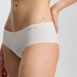 ISETTA BONDED COMFORT HIGH WAISTED BRIEF WHITE STONE CLOSE UP