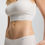 ISETTA BONDED COMFORT HIGH WAISTED BRIEF WHITE STONE SİDE