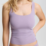 ISETTA BONDED COMFORT RIB TANK PURPLE FRONT