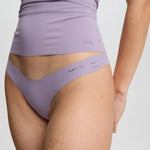 ISETTA BONDED COMFORT RIB TANK PURPLE CLOSE UP