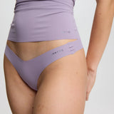 ISETTA BONDED COMFORT RIB TANK PURPLE CLOSE UP