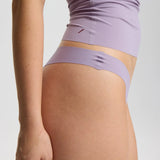 ISETTA BONDED COMFORT RIB TANK PURPLE CLOSE UP SİDE