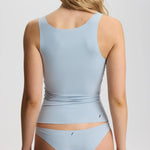 ISETTA BONDED COMFORT RIB TANK LIGHT BLUE BACK