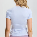 ISETTA BONDED WOMAN T-SHIRT AEGEAN BLUE BACK