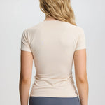 ISETTA BONDED WOMAN T-SHIRT OSLO BEIGE BACK