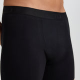 ISETTA MICROMODAL BONDED DAILY MAN BOXER BLACK CLOSE UP