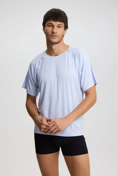 ISETTA BONDED MAN T-SHIRT AEGEAN BLUE