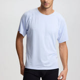 ISETTA BONDED MAN T-SHIRT AEGEAN BLUE FRONT