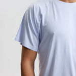 ISETTA BONDED MAN T-SHIRT AEGEAN BLUE CLOSE UP