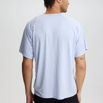 ISETTA BONDED MAN T-SHIRT AEGEAN BLUE BACK