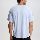 ISETTA BONDED MAN T-SHIRT AEGEAN BLUE BACK