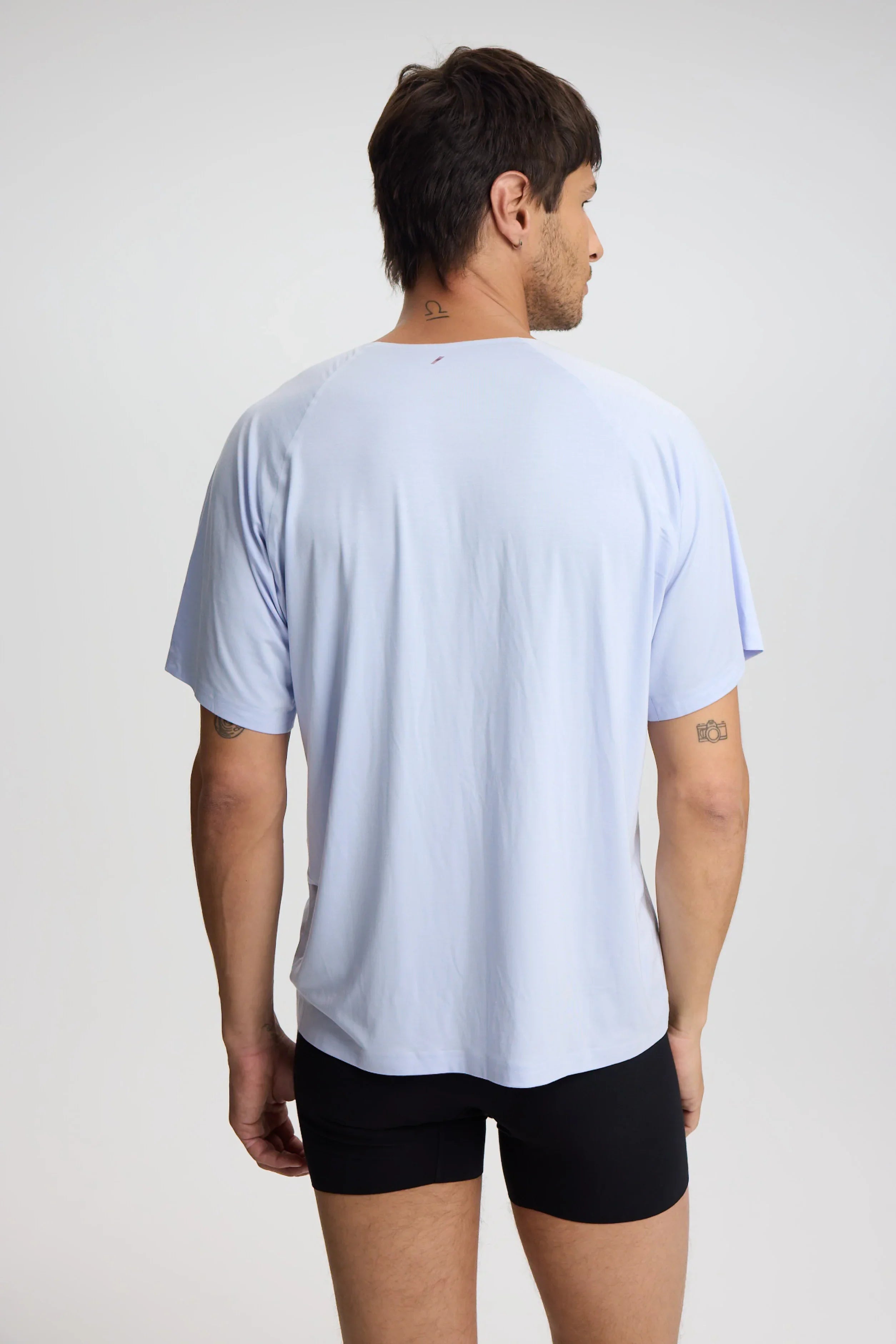 ISETTA BONDED MAN T-SHIRT AEGEAN BLUE BACK