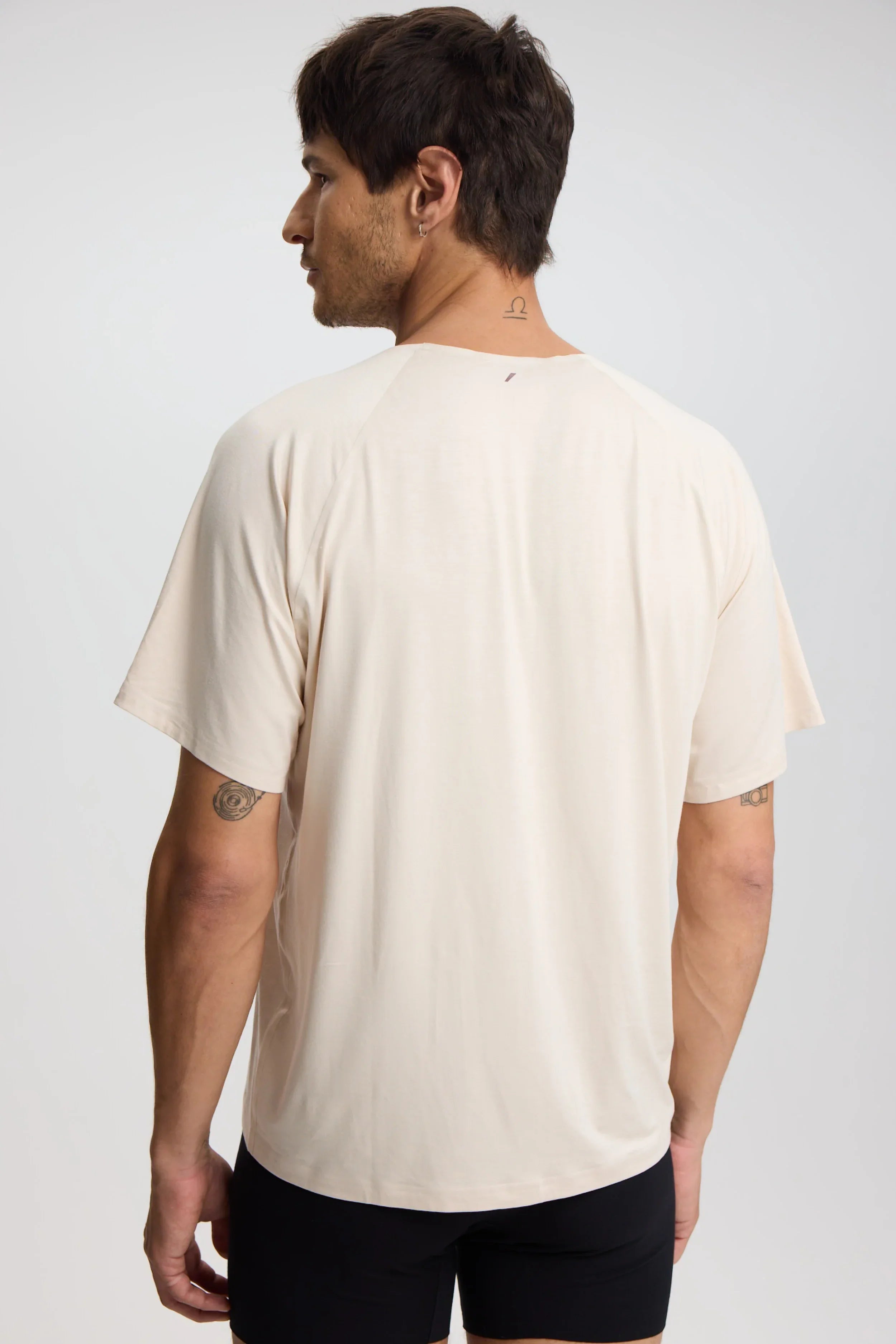 ISETTA BONDED MAN T-SHIRT OSLO BEIGE BACK