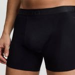 ISETTA MICROMODAL BONDED PERFORMANCE MAN BOXER BLACK CLOSE UP