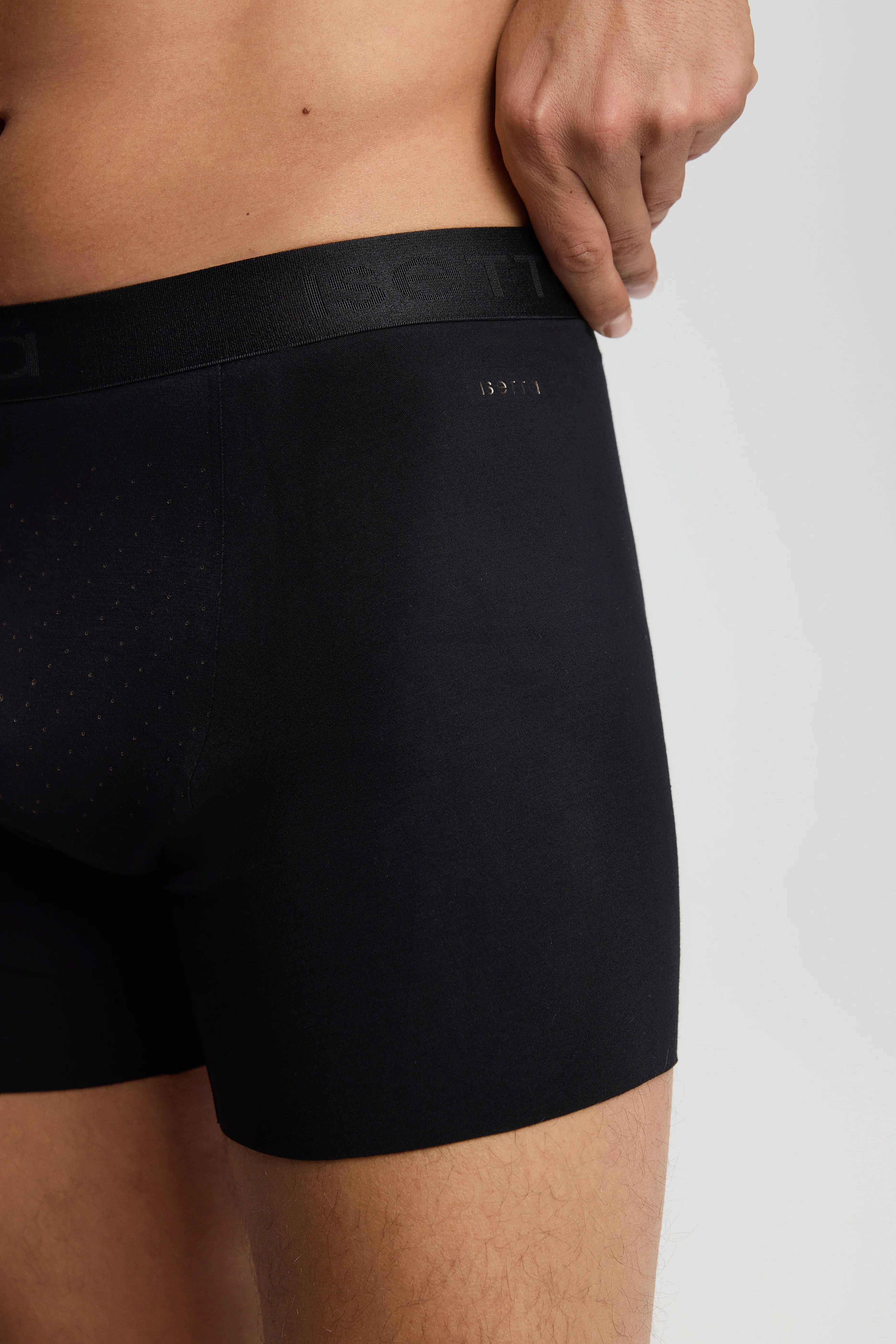 ISETTA MICROMODAL BONDED PERFORMANCE MAN BOXER BLACK SİDE