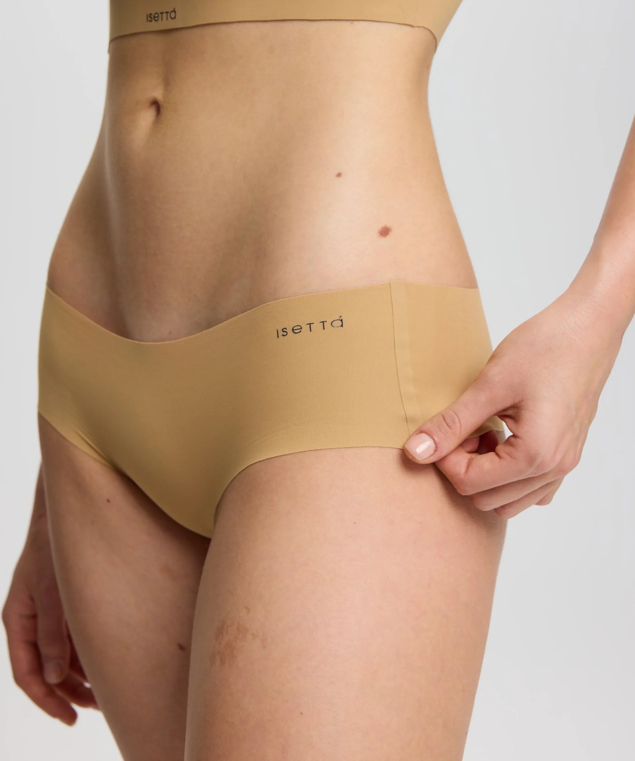 ISETTA BONDED COMFORT HIPSTER TAN FRONT