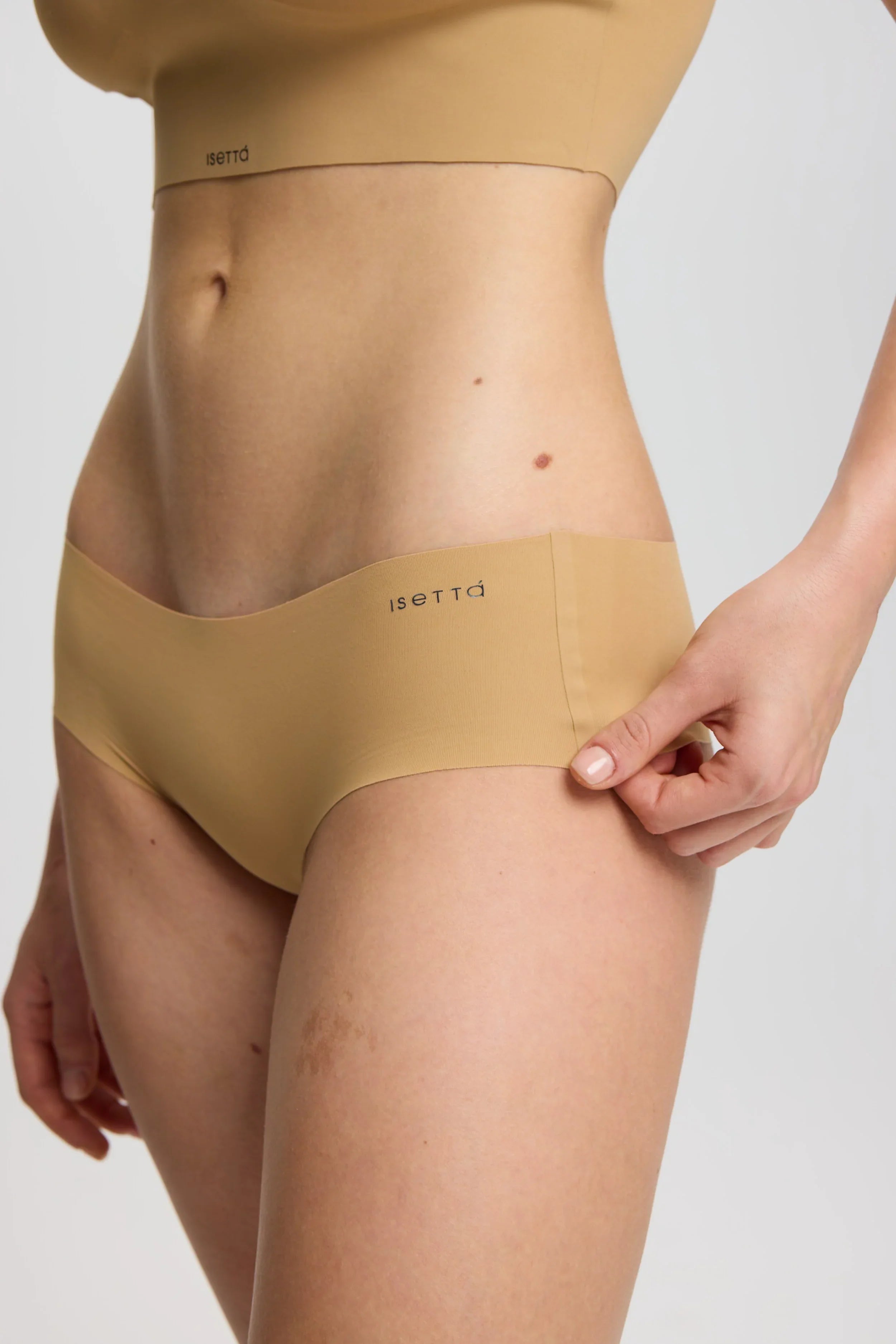 ISETTA BONDED COMFORT HIPSTER TAN FRONT