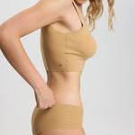 ISETTA BONDED PERFORMANCE BRA TAN SİDE