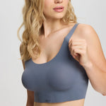ISETTA BONDED DAILY BRA GRAPHITE GRAY SİDE CLOSE UP