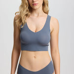 ISETTA BONDED COMFORT HIGH WAISTED BRIEF GRAPHITE GRAY