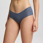 ISETTA BONDED COMFORT HIGH WAISTED BRIEF GRAPHITE GRAY FRONT