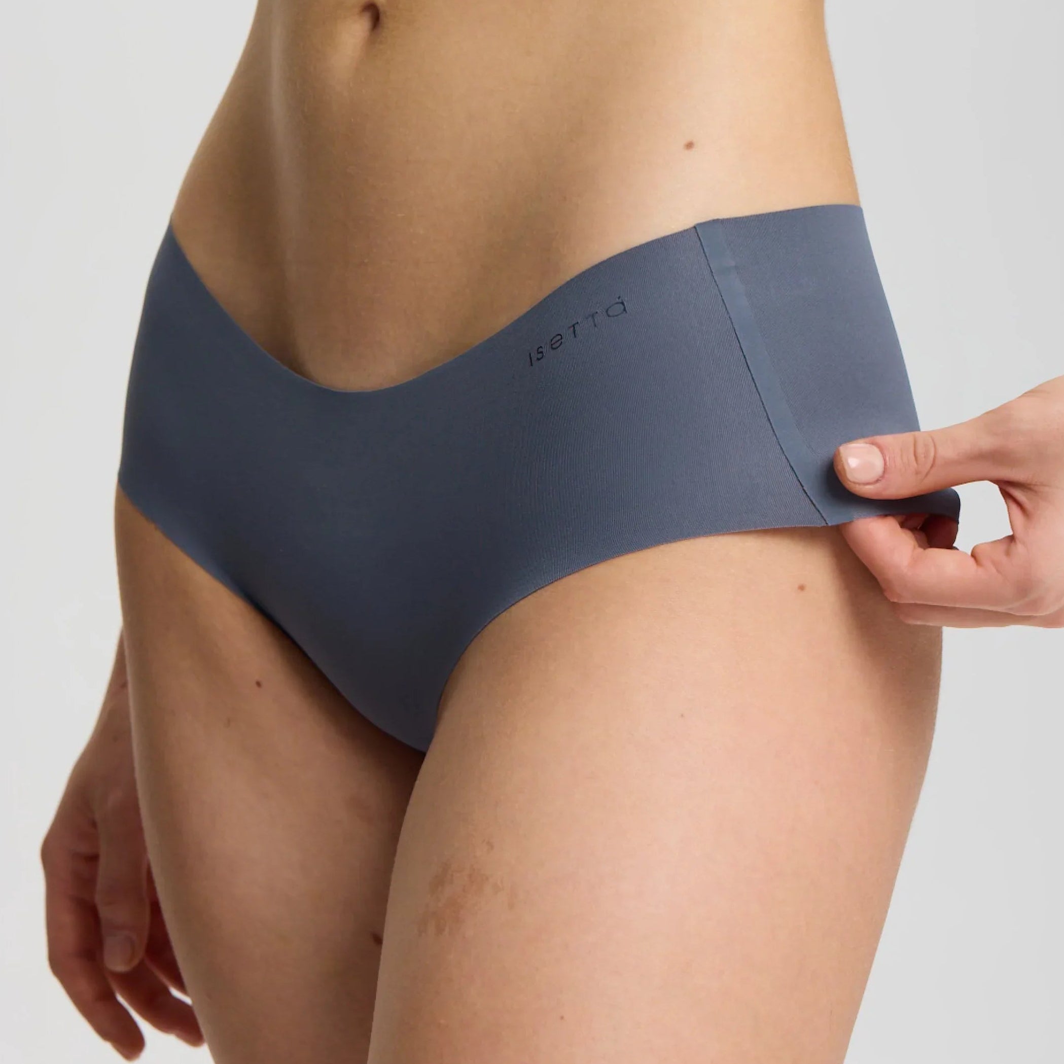 ISETTA BONDED COMFORT HIGH WAISTED BRIEF GRAPHITE GRAY