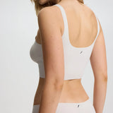 ISETTA BONDED DAILY BRA WHITE STONE SİDE BACK