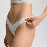 ISETTA BONDED COMFORT V-THONG WHITE STONE SİDE