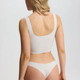 ISETTA BONDED PERFORMANCE BRA WHITE STONE BACK