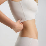 ISETTA BONDED PERFORMANCE BRA WHITE STONE SİDE CLOSE UP