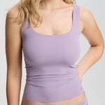 ISETTA BONDED COMFORT RIB TANK PURPLE FRONT