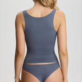 BONDED COMFORT RIB TANK GRAPHITE GRAY
