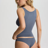 BONDED COMFORT RIB TANK GRAPHITE GRAY