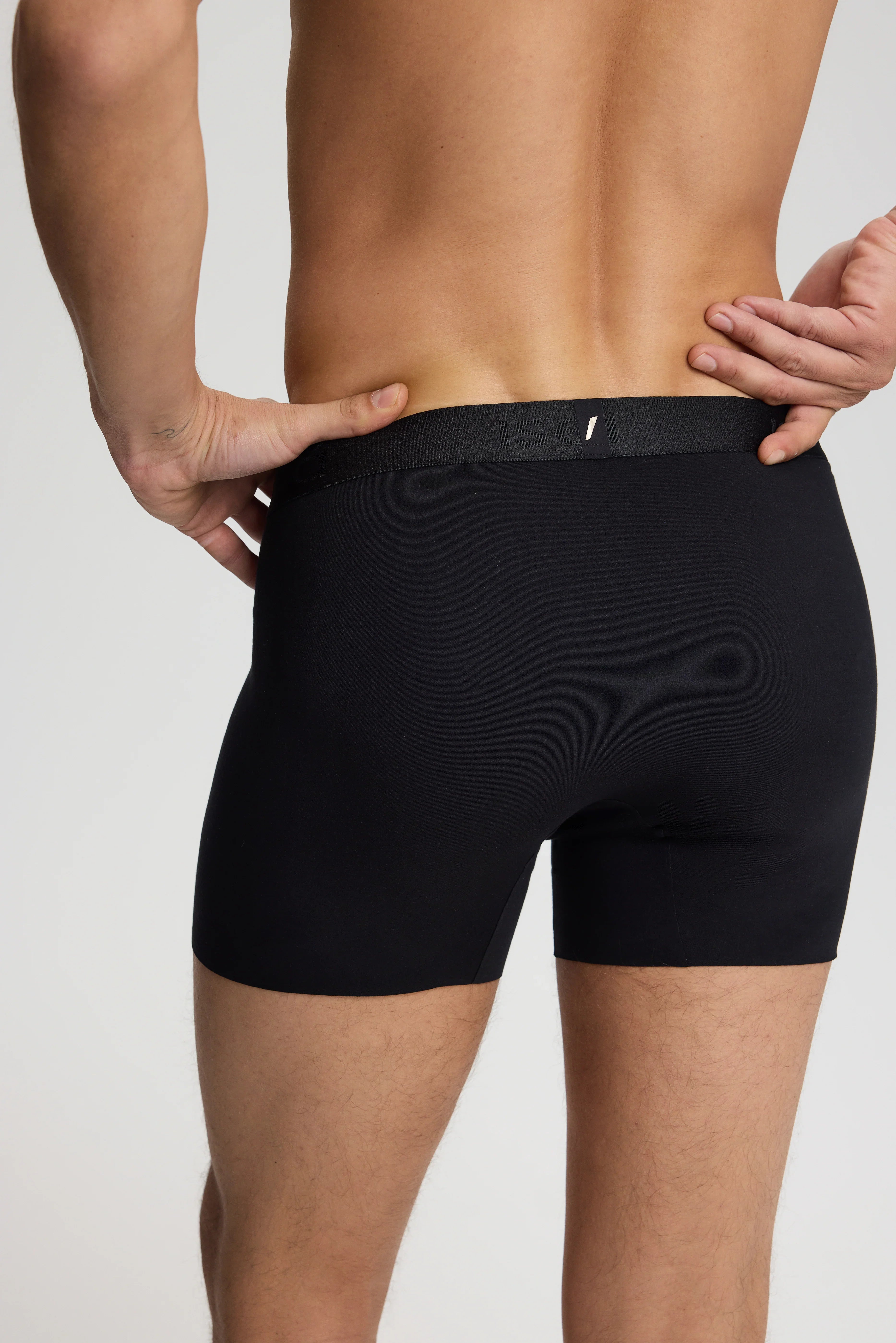 ISETTA MICROMODAL BONDED DAILY MAN BOXER BLACK BACK